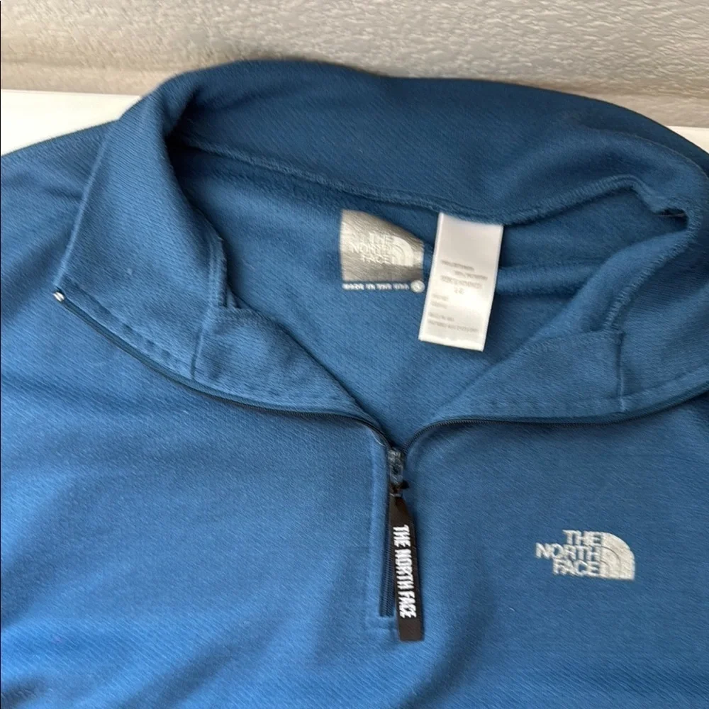 The North Face Teal Half-Zip Pullover